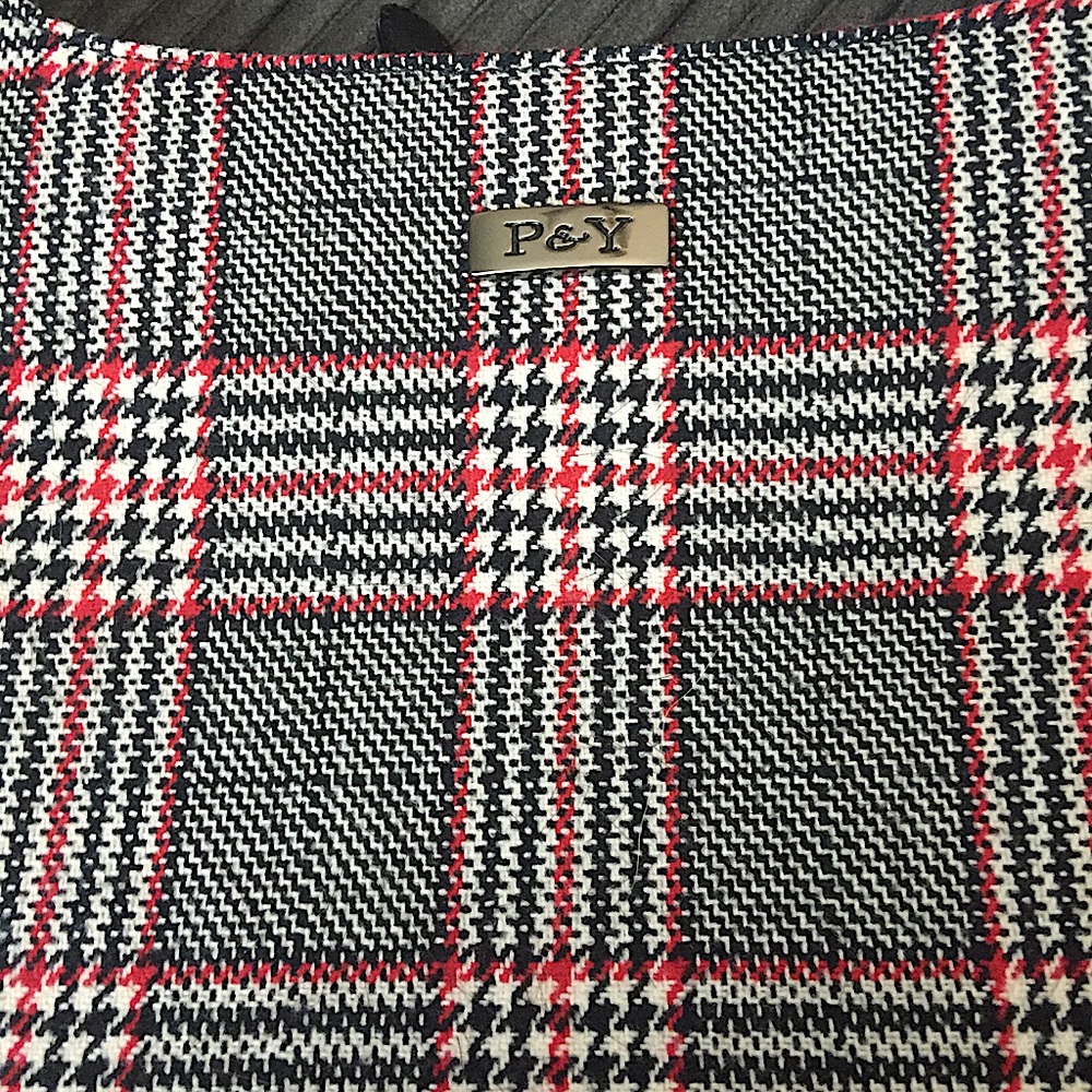 P&Y PLAID PURSE VINTAGE